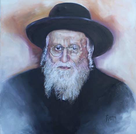 The Rebbe of Bobov - Art by Chana Esther